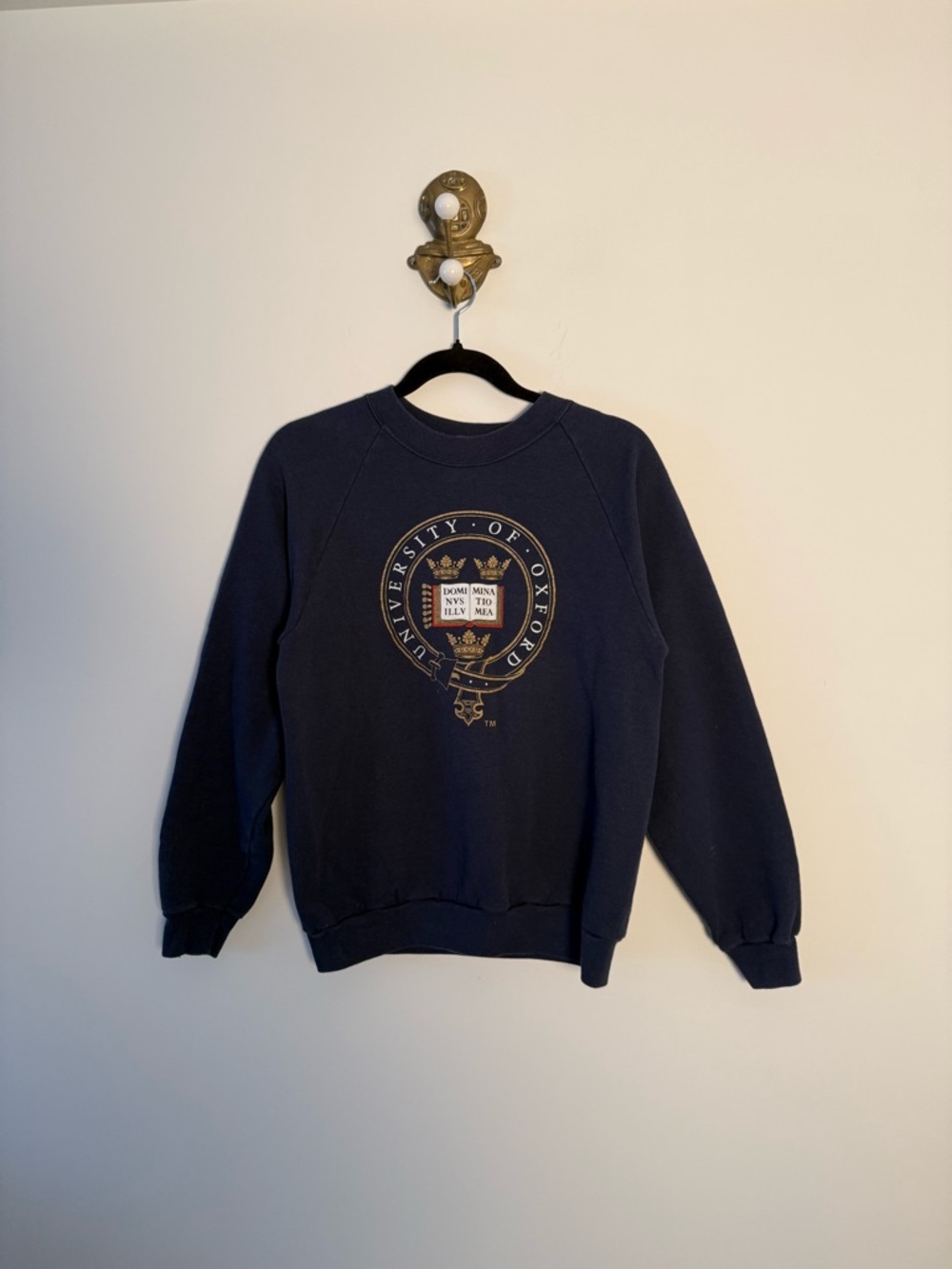 University of Oxford Navy Crewneck Sweater
